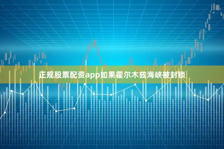 正规股票配资app如果霍尔木兹海峡被封锁